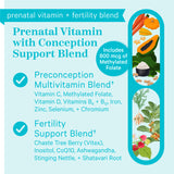 Prenatal Vitamin + Fertility Blend.