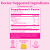 Pink Stork Fiber Gummies Supplement Facts.