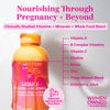 Nourishing Through Pregnancy + Beyond. Clinically studied vitamins + minerals + whole food blend. Vitamin D, B complex vitamins, vitamin C, choline, boron, zinc, trace mineral blend, elderberry juice. Deliciously improved mixed berry flavor. Women owned + women run.