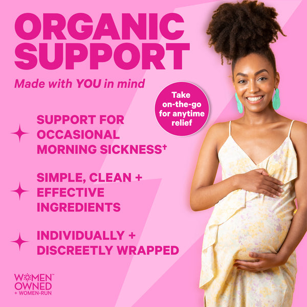 Pink Stork Morning Sickness Sweets 30 Hard Lozenges Mango Ginger