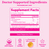 Pink Stork Nausea Sweets supplement facts panel.