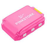 Pink Stork Pill Case. Color - Pink.