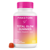 Pink Stork Total Glow Gummies.