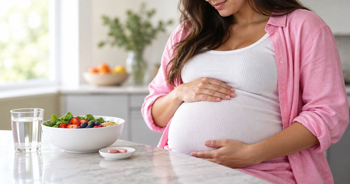 Should you take prenatal vitamins with iron with food?