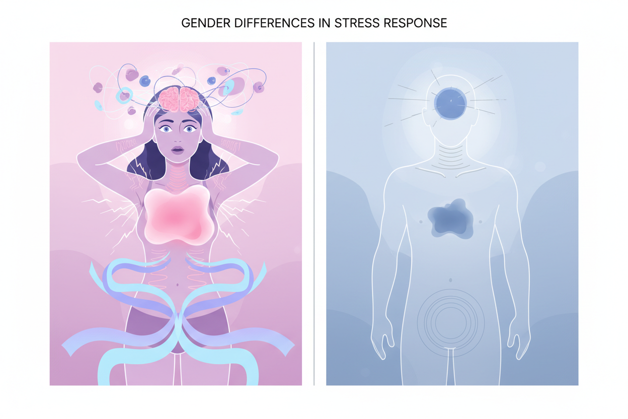 Why does stress hit women differently than men?