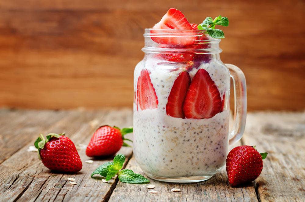 Strawberry Chia Overnight Oats