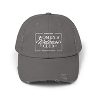Pink Stork Women's Wellness Club Cap | Distressed Baseball Hat, Pink Retro Logo