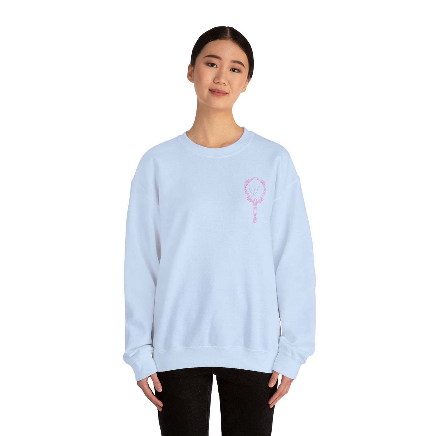 Fearfully and Wonderfully Made Mirror crewneck sweatshirt | faith Christian scripture