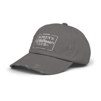 Pink Stork Women's Wellness Club Cap | Distressed Baseball Hat, Pink Retro Logo