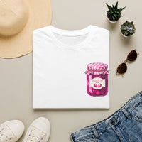 Jesus Is My Jam T-Shirt | Jam Jar Illustration, Christian Faith Tee | 100% Ringspun Cotton | Soft, Cozy, Comfy Christian Shirts for Moms