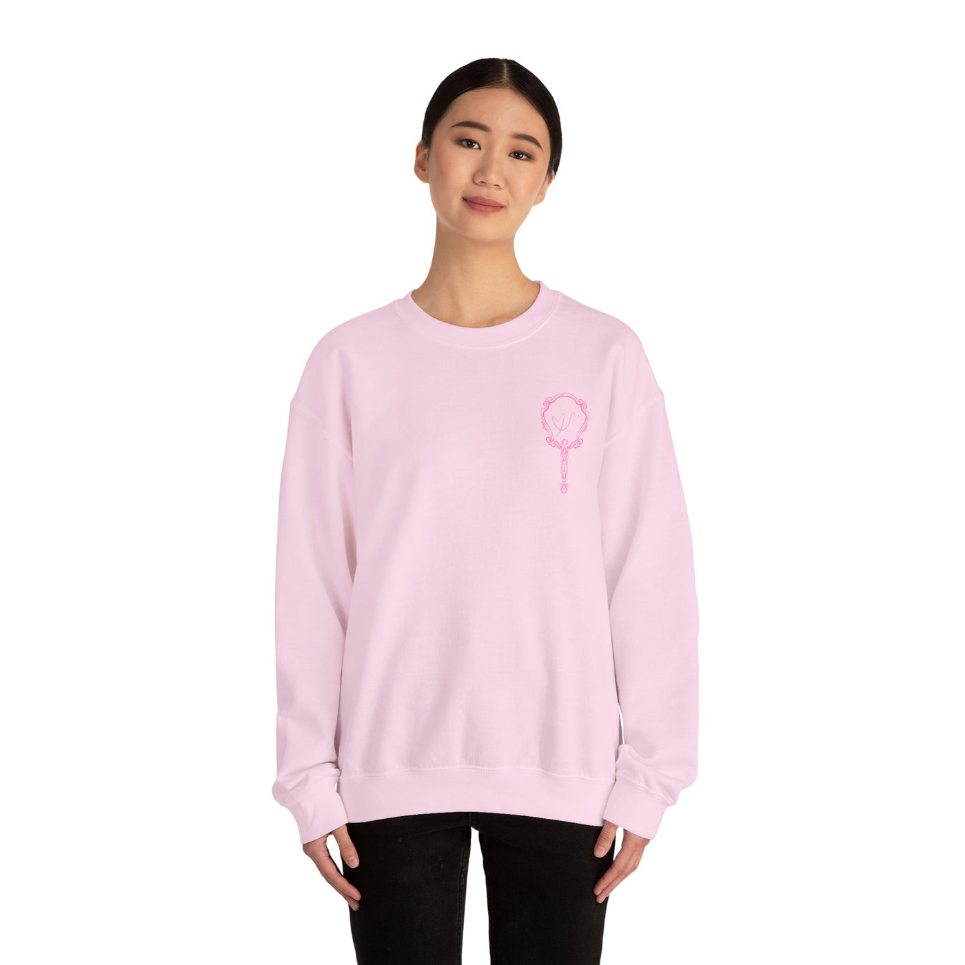 Fearfully and Wonderfully Made Mirror crewneck sweatshirt | faith Christian scripture