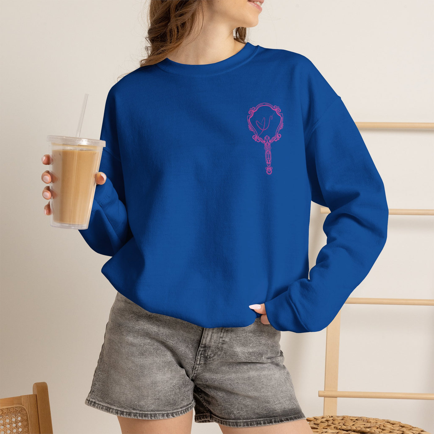 Fearfully and Wonderfully Made Mirror crewneck sweatshirt | faith Christian scripture