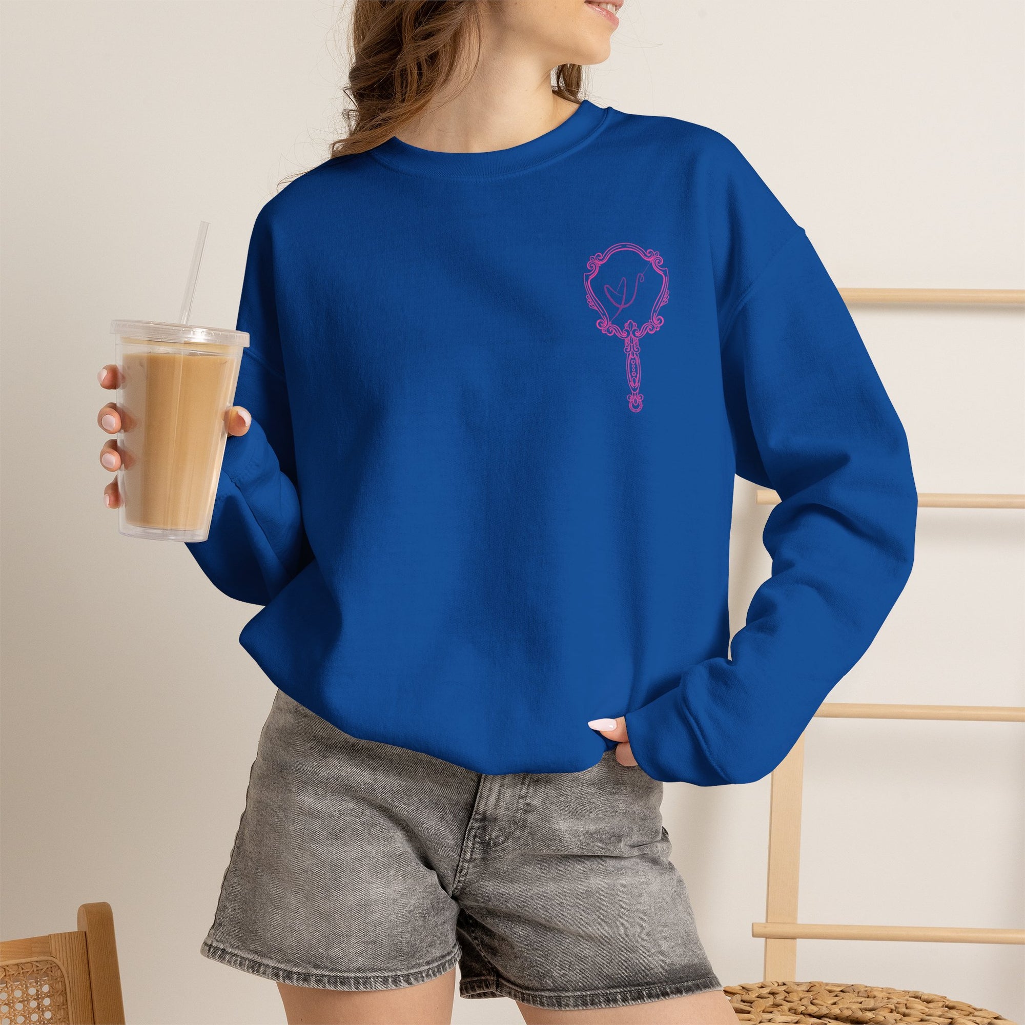 Fearfully and Wonderfully Made Mirror crewneck sweatshirt | faith Christian scripture