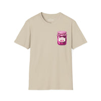 Jesus Is My Jam T-Shirt | Jam Jar Illustration, Christian Faith Tee | 100% Ringspun Cotton | Soft, Cozy, Comfy Christian Shirts for Moms