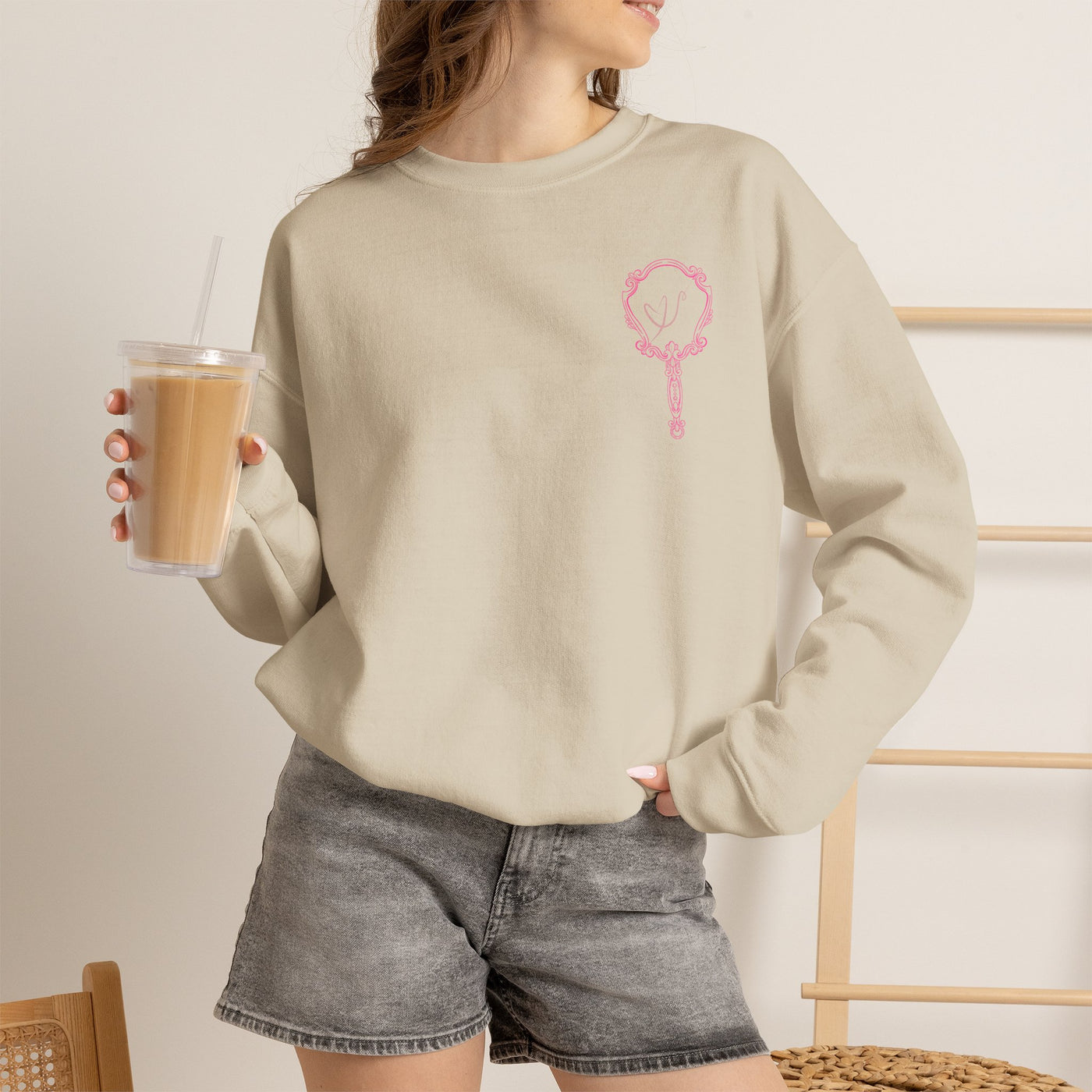Fearfully and Wonderfully Made Mirror crewneck sweatshirt | faith Christian scripture