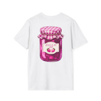 Jesus Is My Jam T-Shirt | Jam Jar Illustration, Christian Faith Tee | 100% Ringspun Cotton | Soft, Cozy, Comfy Christian Shirts for Moms