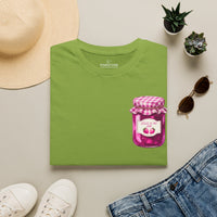 Jesus Is My Jam T-Shirt | Jam Jar Illustration, Christian Faith Tee | 100% Ringspun Cotton | Soft, Cozy, Comfy Christian Shirts for Moms