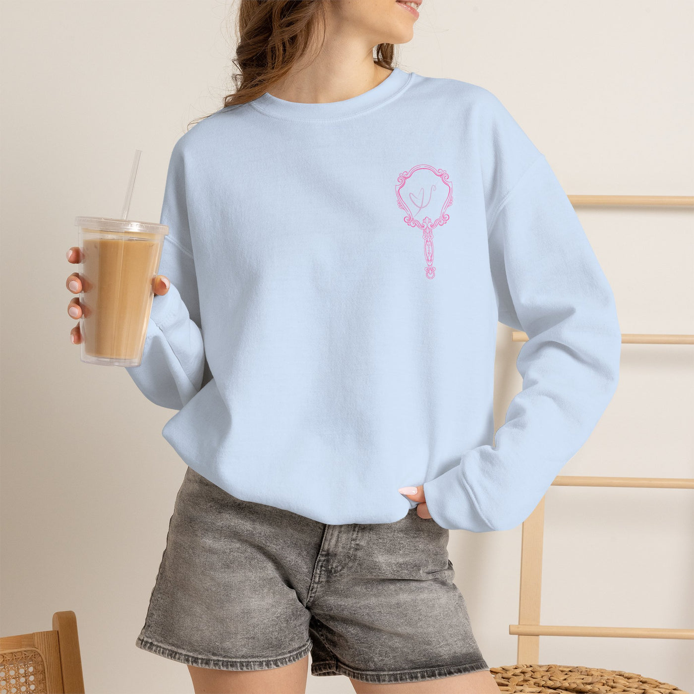 Fearfully and Wonderfully Made Mirror crewneck sweatshirt | faith Christian scripture