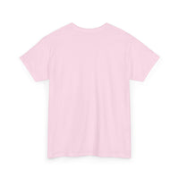 pink hand-drawn heart script tee | white t-shirt