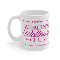 Pink Stork Women's Wellness Club | 11 oz White Mug