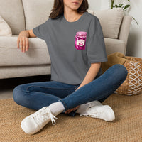 Jesus Is My Jam T-Shirt | Jam Jar Illustration, Christian Faith Tee | 100% Ringspun Cotton | Soft, Cozy, Comfy Christian Shirts for Moms