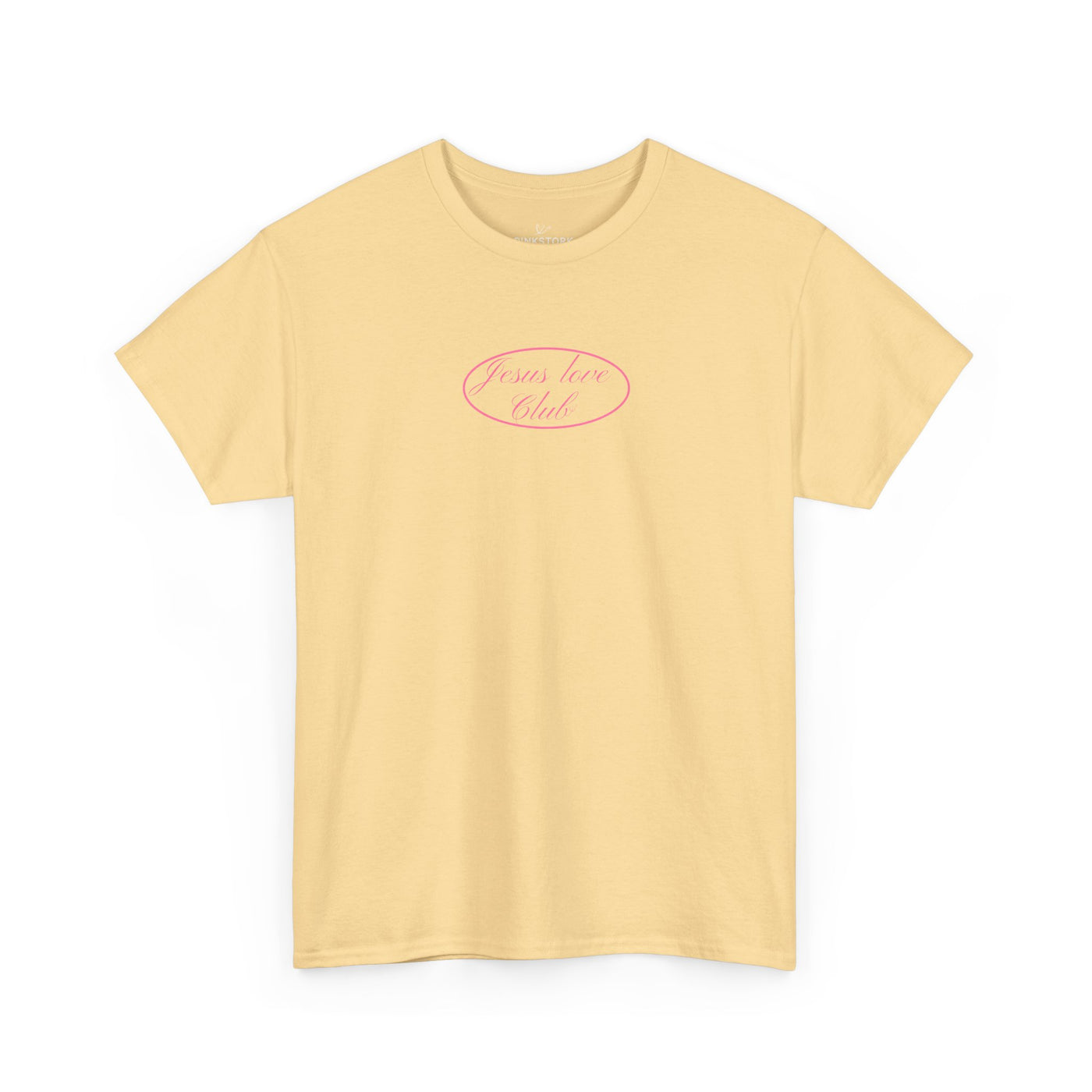 pink hand-drawn heart script tee | white t-shirt