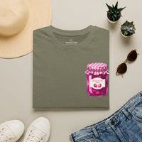 Jesus Is My Jam T-Shirt | Jam Jar Illustration, Christian Faith Tee | 100% Ringspun Cotton | Soft, Cozy, Comfy Christian Shirts for Moms