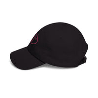 Dark gray cap on a white background