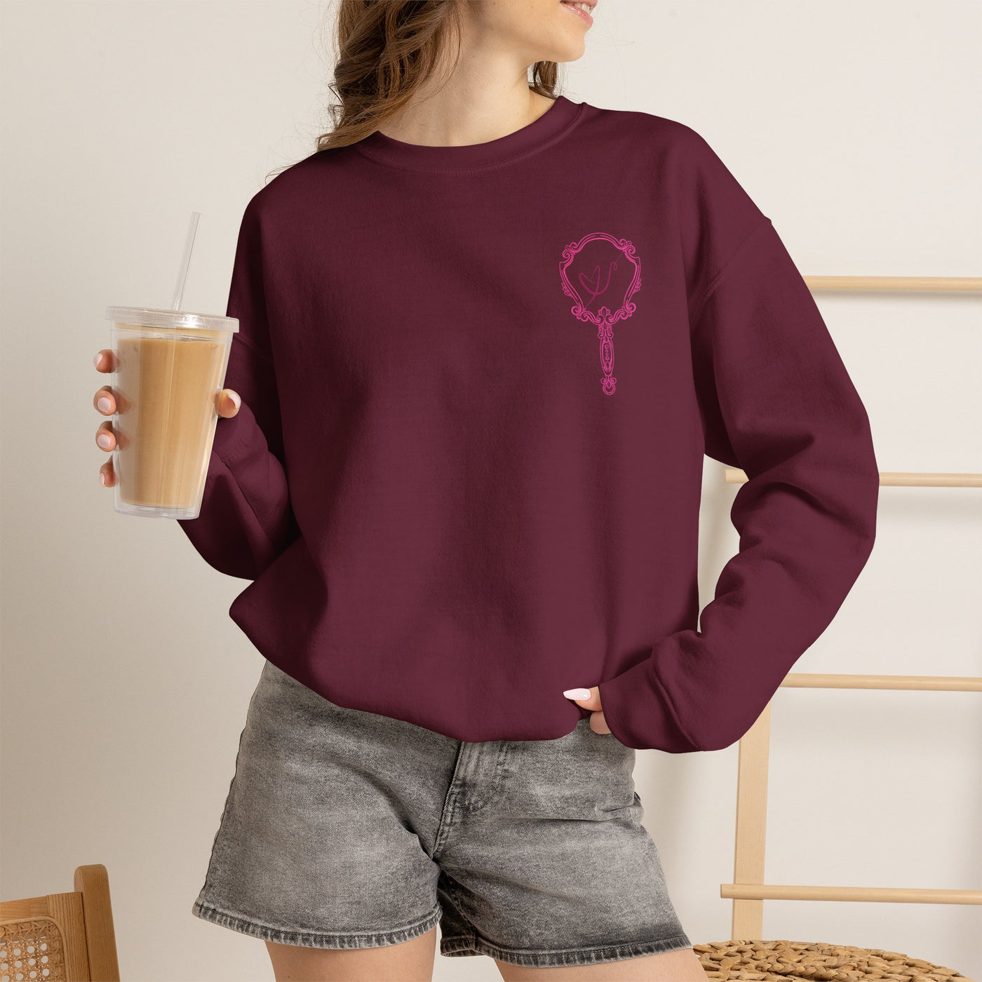 Fearfully and Wonderfully Made Mirror crewneck sweatshirt | faith Christian scripture