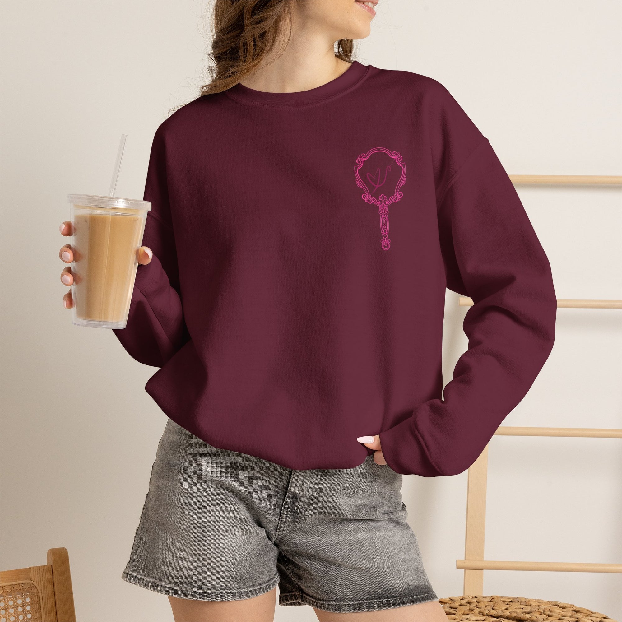 Fearfully and Wonderfully Made Mirror crewneck sweatshirt | faith Christian scripture