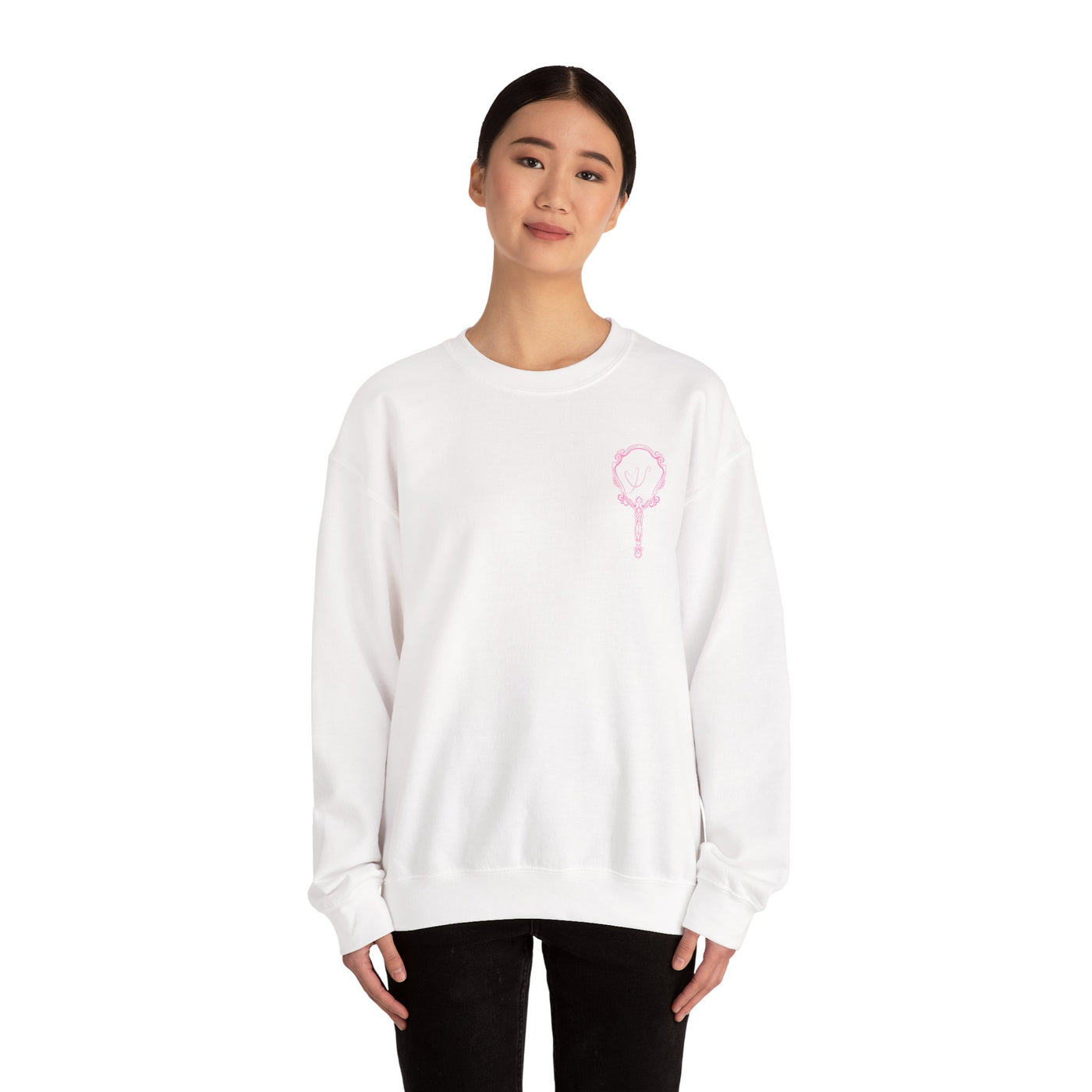 Fearfully and Wonderfully Made Mirror crewneck sweatshirt | faith Christian scripture