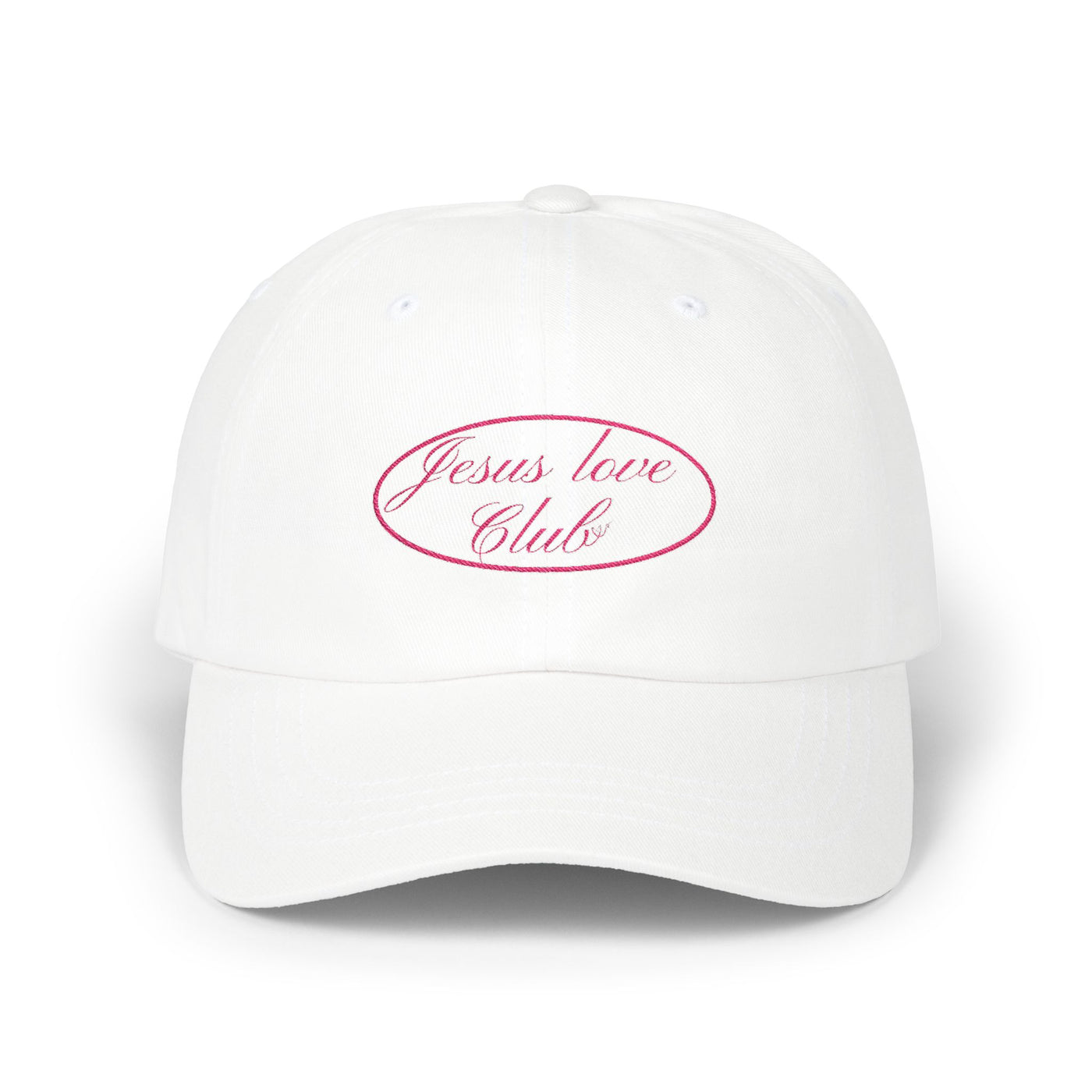 Jesus Love Club cap | Embroidered dad cap, faith baseball hat
