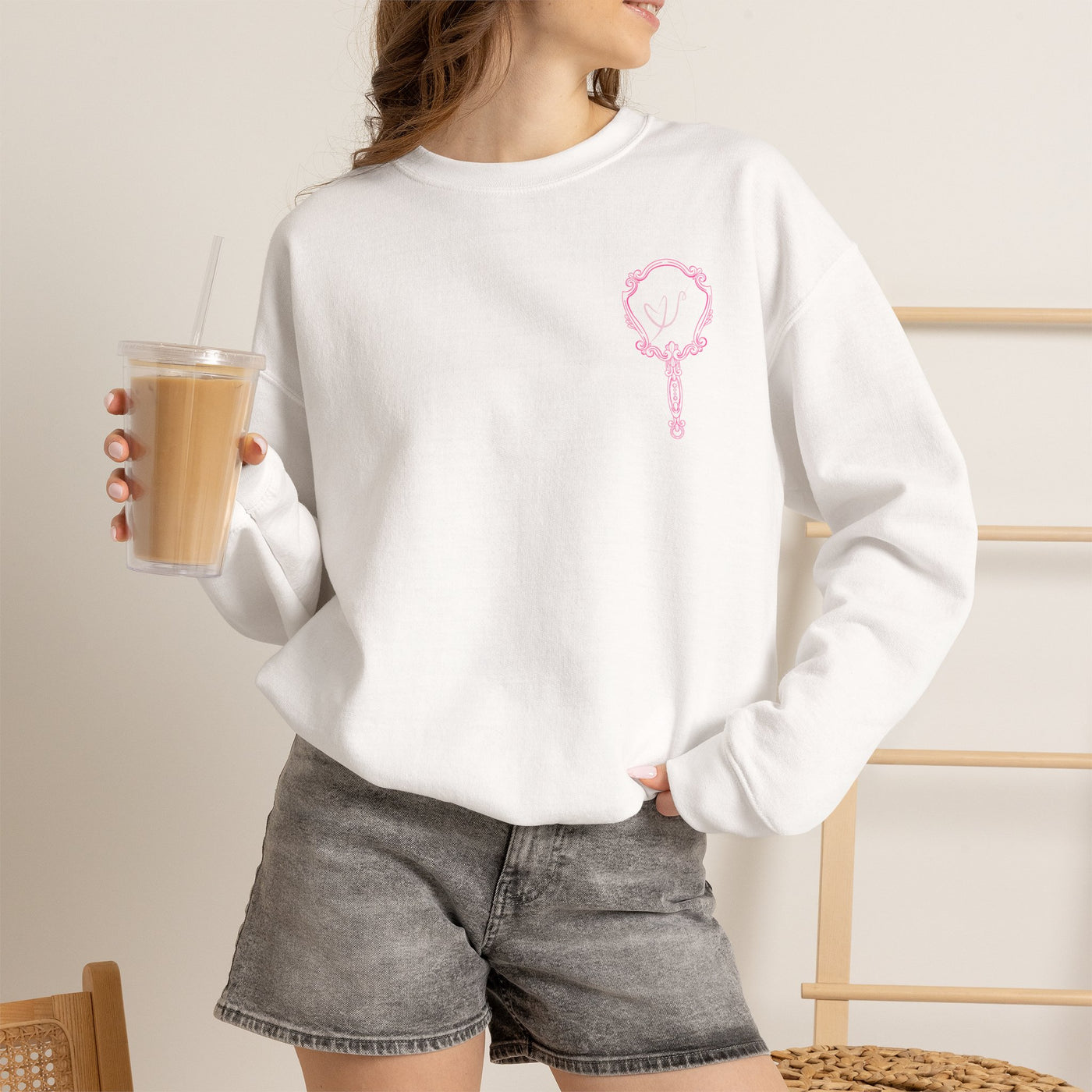 Fearfully and Wonderfully Made Mirror crewneck sweatshirt | faith Christian scripture