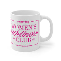 Pink Stork Women's Wellness Club | 11 oz White Mug