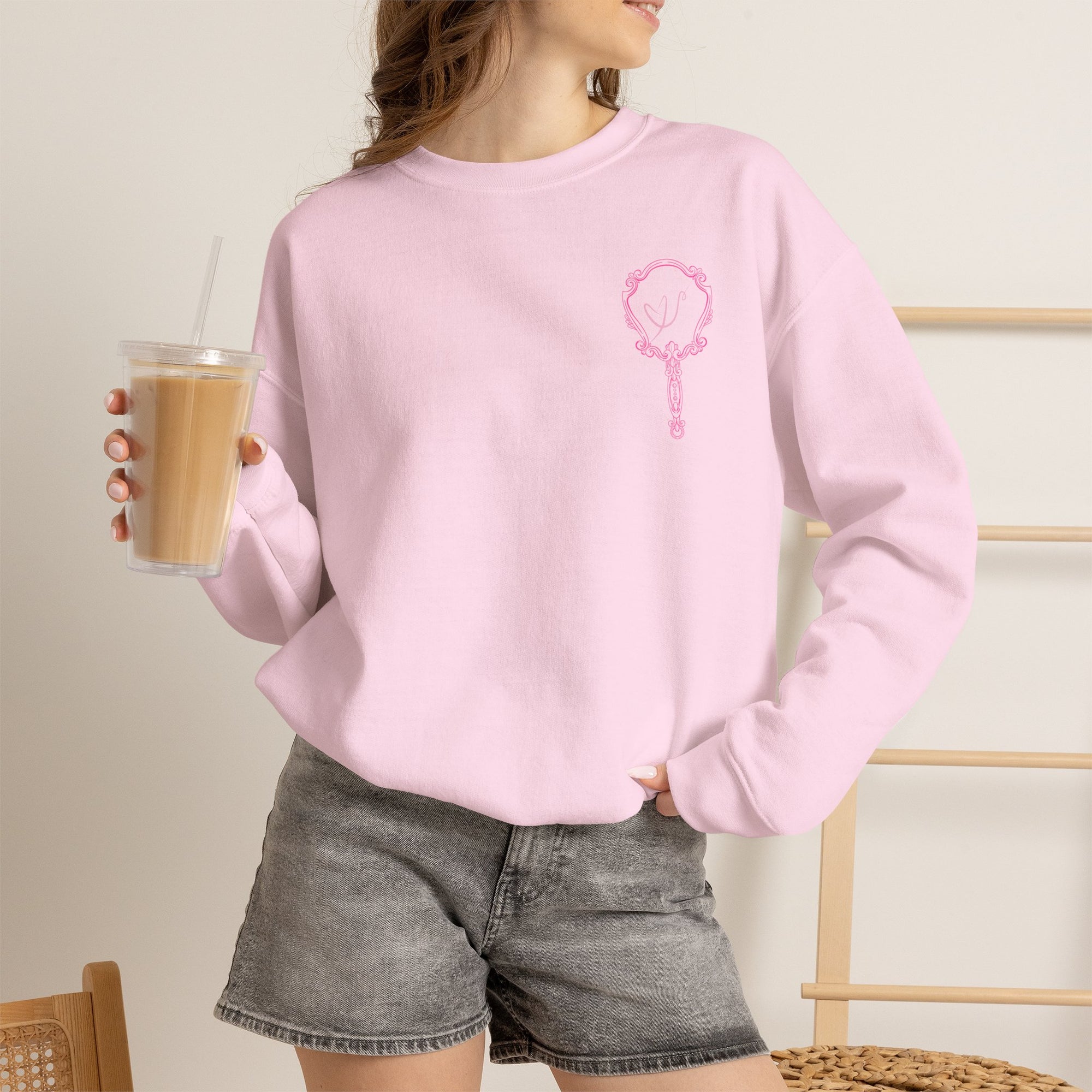 Fearfully and Wonderfully Made Mirror crewneck sweatshirt | faith Christian scripture