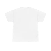 pink hand-drawn heart script tee | white t-shirt