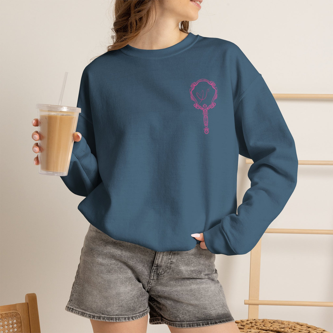 Fearfully and Wonderfully Made Mirror crewneck sweatshirt | faith Christian scripture
