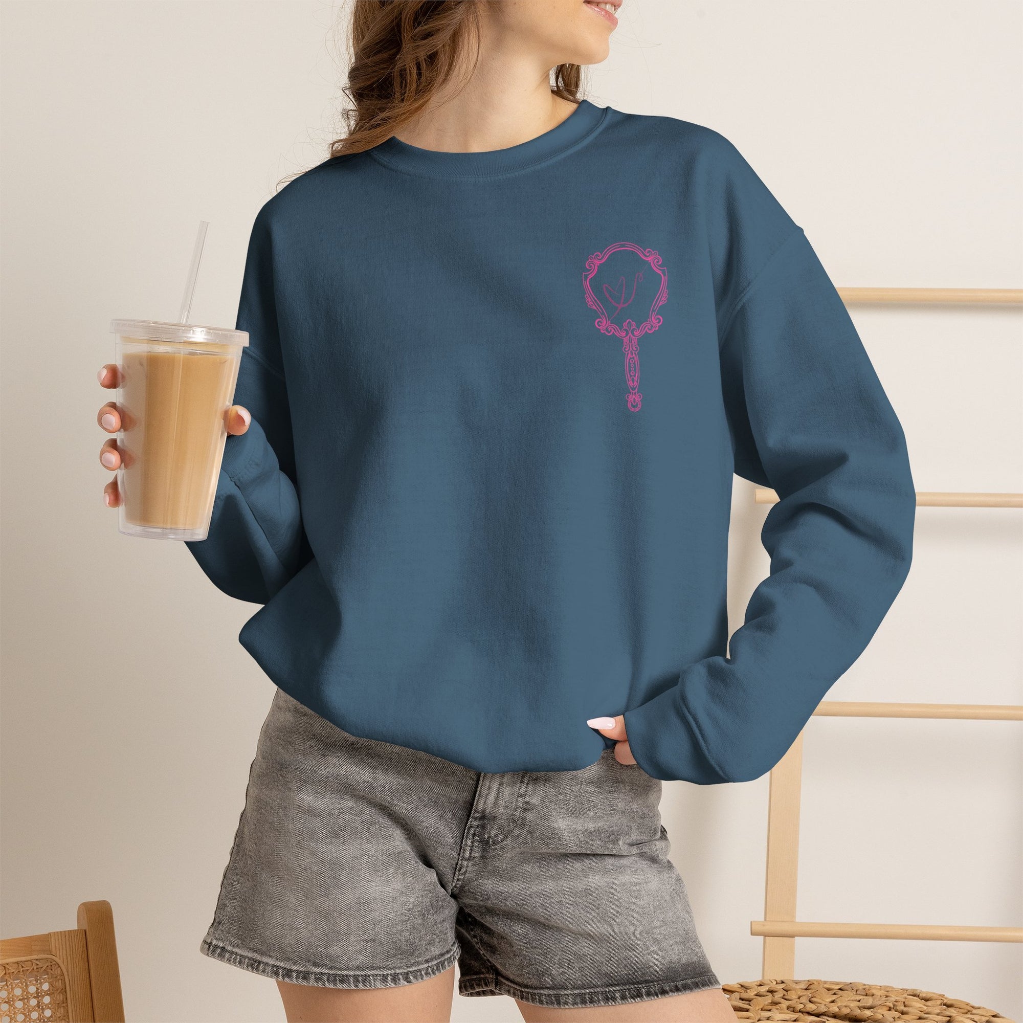 Fearfully and Wonderfully Made Mirror crewneck sweatshirt | faith Christian scripture