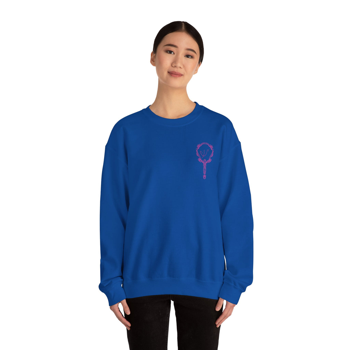 Fearfully and Wonderfully Made Mirror crewneck sweatshirt | faith Christian scripture