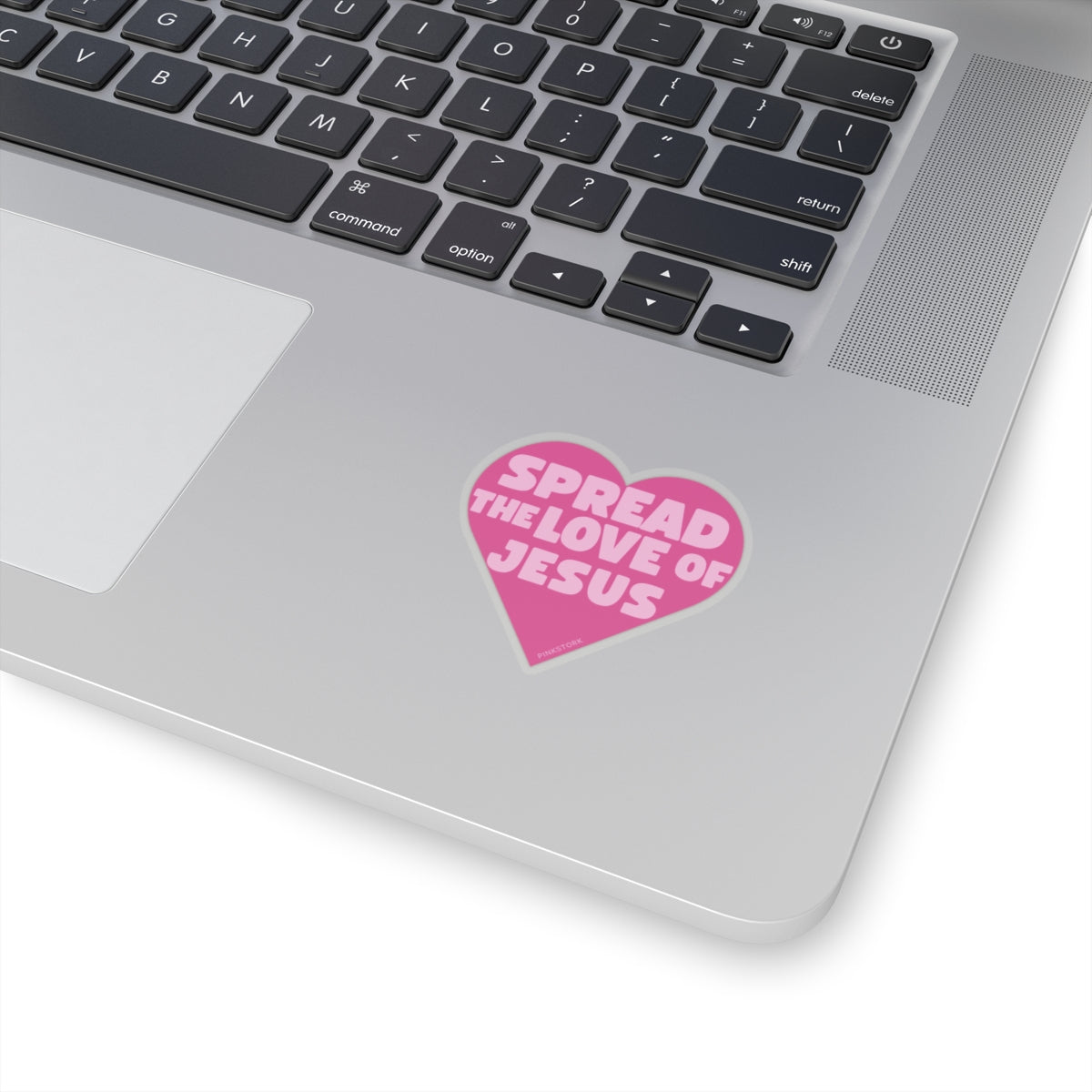 Spread the Love of Jesus Sticker | Christian Stickers | Laptop or Water Bottle Sticker | Clear Vinyl