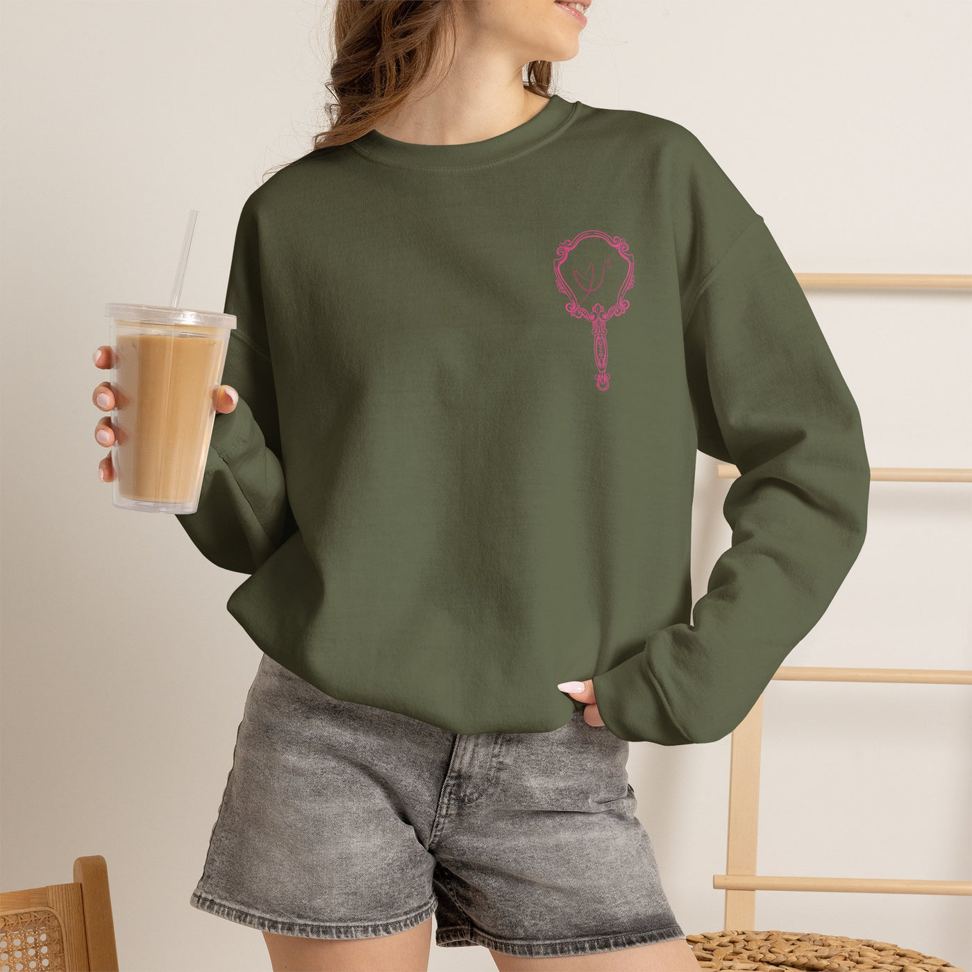 Fearfully and Wonderfully Made Mirror crewneck sweatshirt | faith Christian scripture