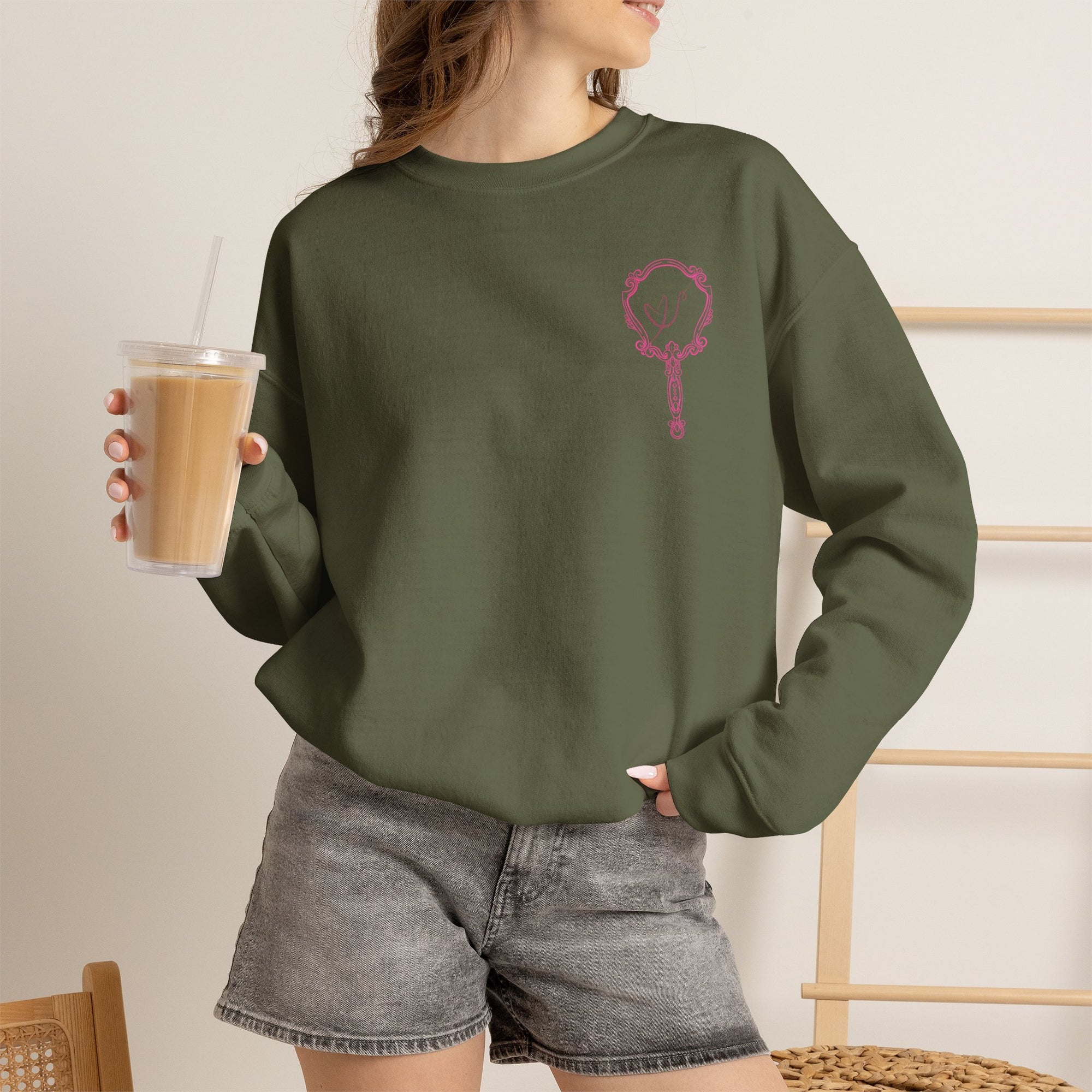 Fearfully and Wonderfully Made Mirror crewneck sweatshirt | faith Christian scripture