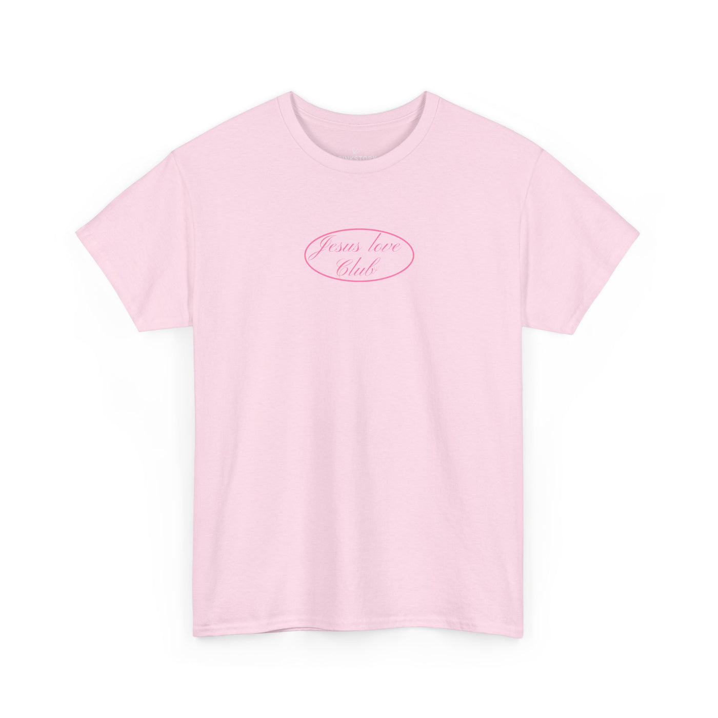 pink hand-drawn heart script tee | white t-shirt