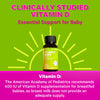 Clinically studied Vitamin D. Essential support for Baby. 