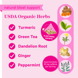 Natural bloat support. USDA Organic Herbs.