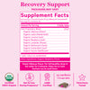 Pink Stork Care Tea Supplement Facts.