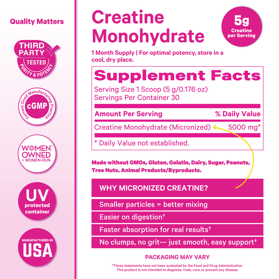 Creatine Postpartum: Strength & Recovery Support | Pink Stork