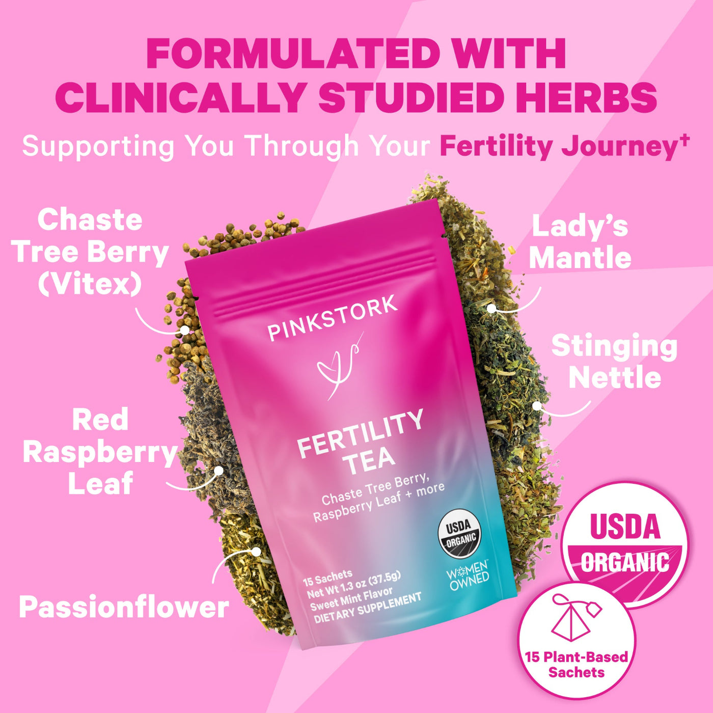 Formulated with clinically studied herbs