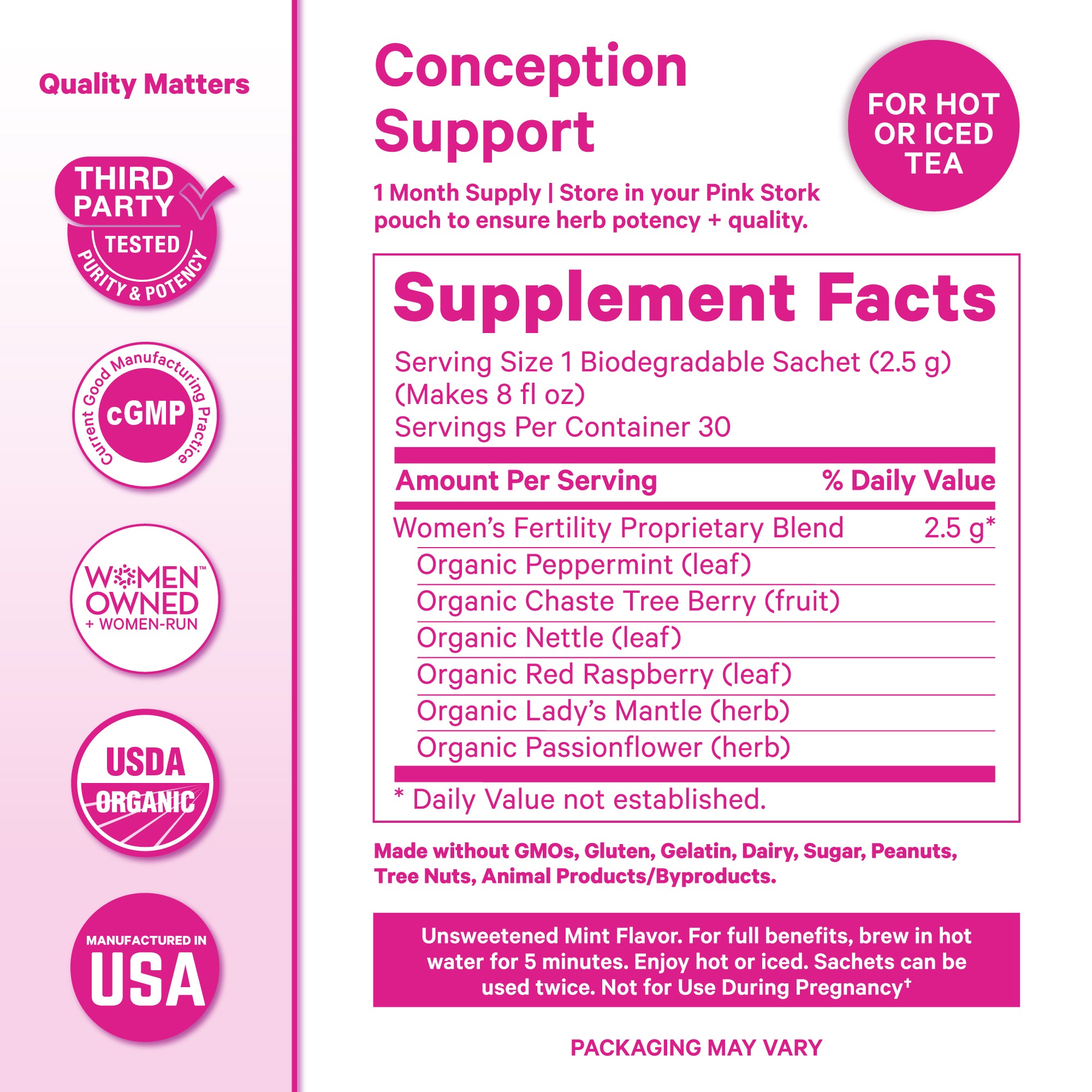 Fertility Tea (3 Flavors)