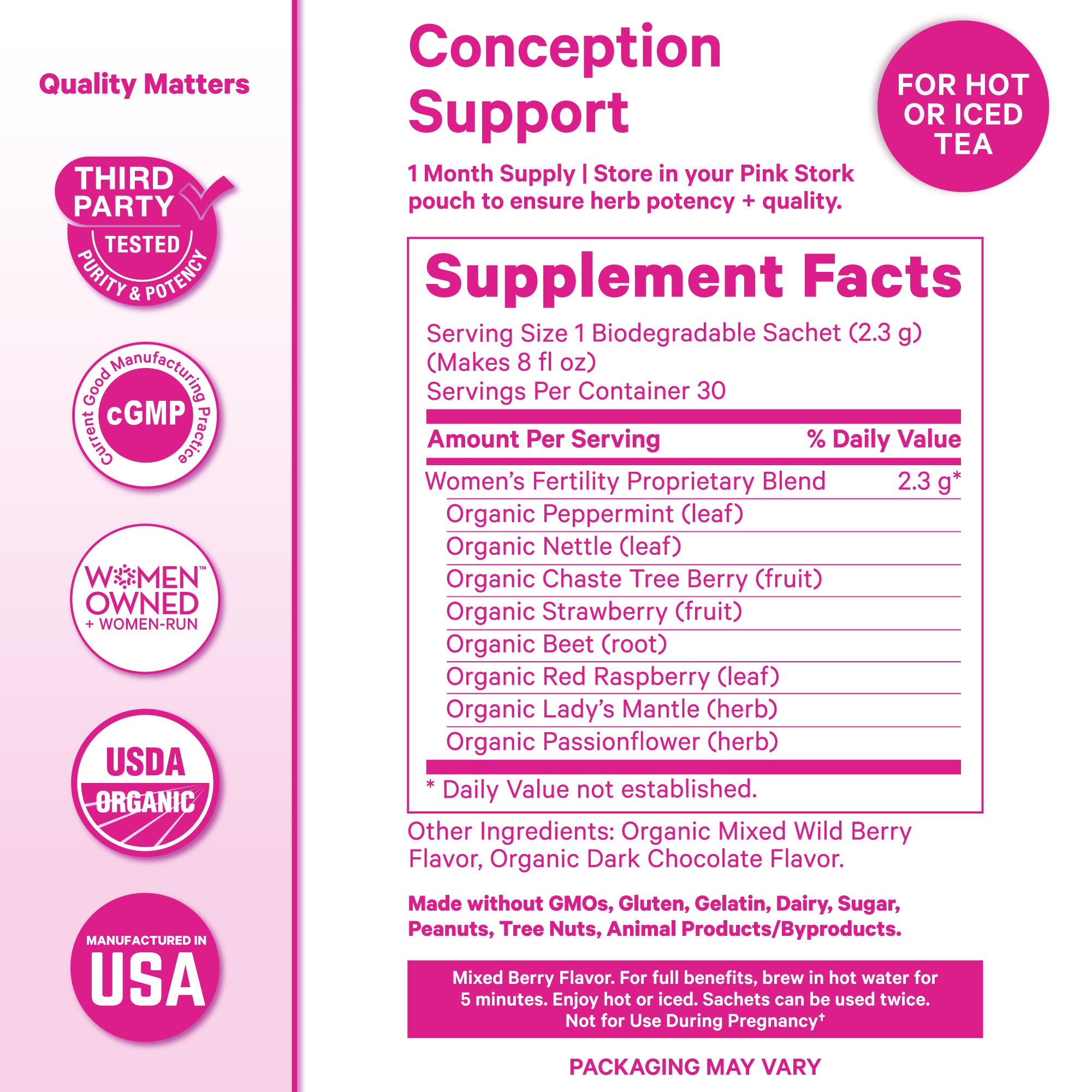 Fertility Tea (3 Flavors)